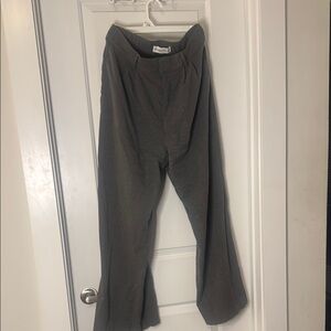 Abercrombie dark gray wide leg trousers